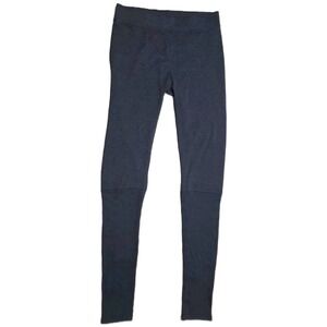 American Eagle‎ Outfitters Women's Black Leggings Ribbed Knit Yoga Pants Size L